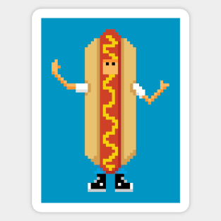 Hotdog Guy - Pixel Pals Sticker